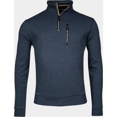 Baileys Half Zip Blauw Sweatshirt 1/2 Zip 423104/675