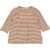 Quapi Newborn baby meisjes jurk elena aop mocha stripe