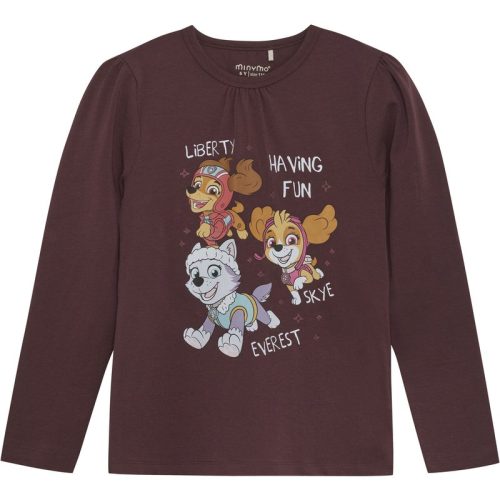 Minymo Meisjes shirt paw patrol catawba grape