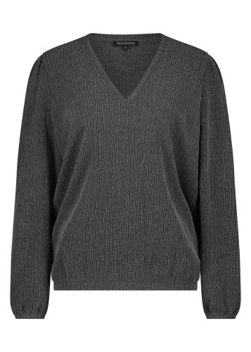 Tramontana K03-13-601 Jumper Crinkle Sweat Trui 007000-grey