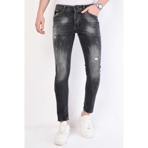 Local Fanatic Slim fit jeans met gaten 1055