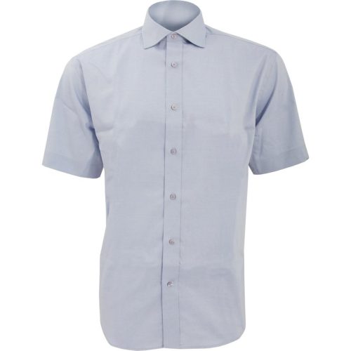 Kustom Kit Heren superior oxford shirt met korte mouwen