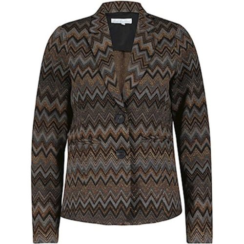 Red Button Blazer srb4135 zigzag bronze