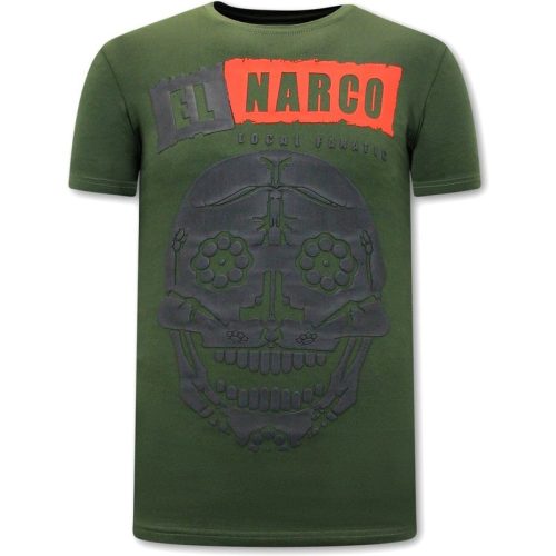 Local Fanatic T-shirt met opdruk el narco