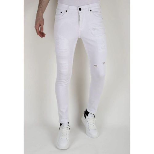 Mario Morato Te ripped jeans voor slim fit dp105