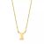 Isabel Bernard Kettingen – Le Marais Chloé 14 Karat Initial Necklace Letter I in gold