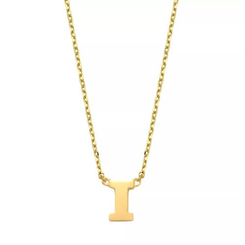 Isabel Bernard Kettingen – Le Marais Chloé 14 Karat Initial Necklace Letter I in gold