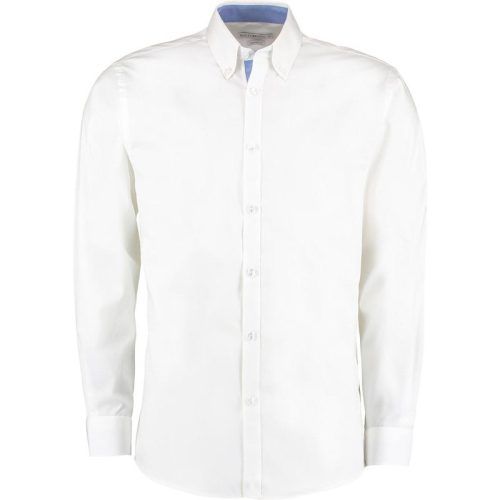 Kustom Kit Herencontrast premium oxford shirt