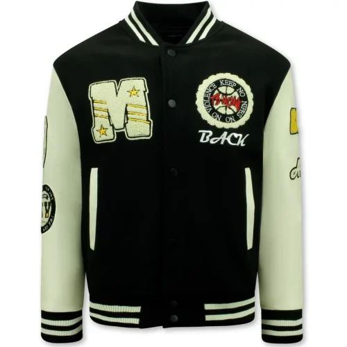 Enos Vintage varsity baseball jacket oversized 7086