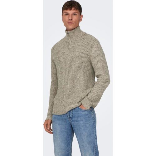 Only & Sons Onsmalaki reg 7 half zip knit cs