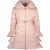 Le Chic Meisjes winterjas ruffel bouquet cotton candy