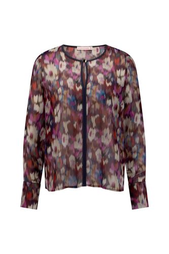 Studio Anneloes Female Blouses Veerle Leoflower Crepe Blouse 12236