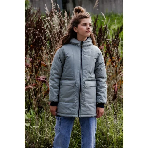 Looxs Revolution Reversibel parka salie /navy voor meisjes in de kleur