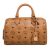 MCM Bowlingtassen – Ella Visetos Boston Small in cognac