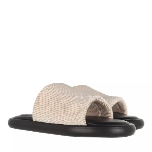 Proenza Schouler Slippers & Mules – Pipe Knit Slide in beige