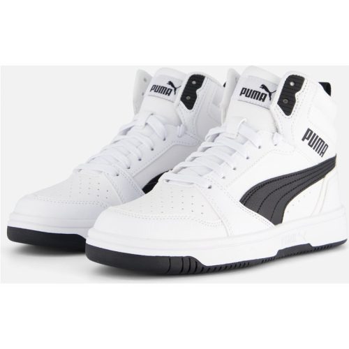 Puma Puma Rebound v6 Mid Sneakers wit Leer