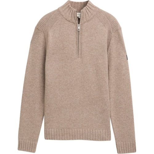 Tom Tailor Decorated knit troyer beige