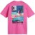 Scotch & Soda Artwork chest pocket tee cerise