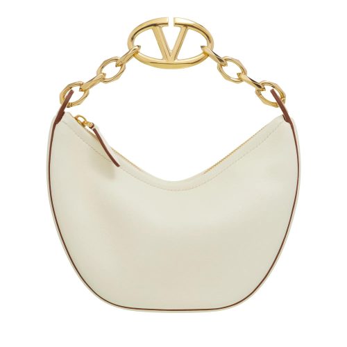 Valentino Garavani Hobo bags – VLogo Moon Mini Hobo Bag in crème