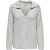 Only Onlmaggie life ls split neck cc knt light grey mel