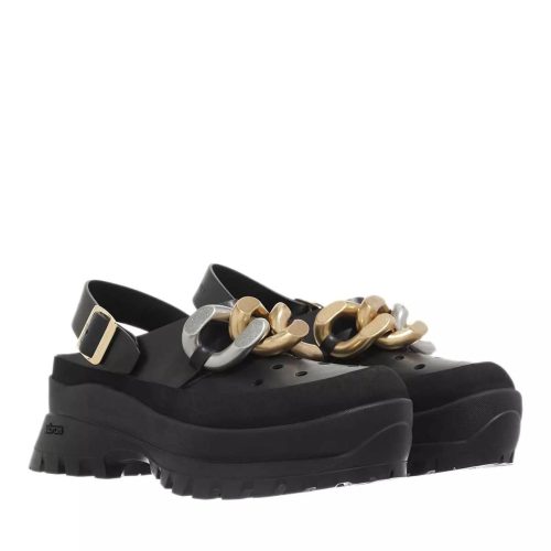 Stella McCartney Slippers & Mules – Falabella Trace Clogs in zwart