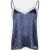 Mucho Gusto Slip top blauw met sleutelprint