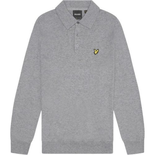 Lyle and Scott Lyle&scott cotton merino long polos kn2113vc