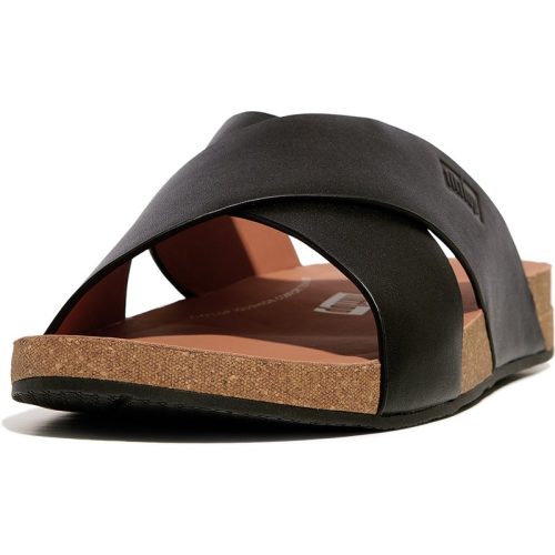 FitFlop Iqushion men’s leather cross slides