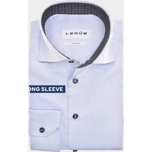 Ledub Overhemd extra lange mouw Blauw LE24233 MFN 7 0142602/120-194-000