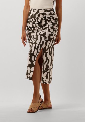 Dante6 Midirok Dames Print Smock Rok