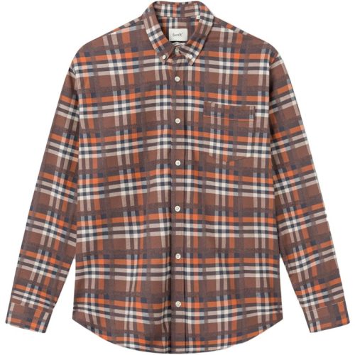 Foret Island shirt brown check