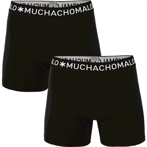 Muchachomalo Jongens 2 pack boxershorts effen