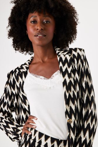 Blazer met print