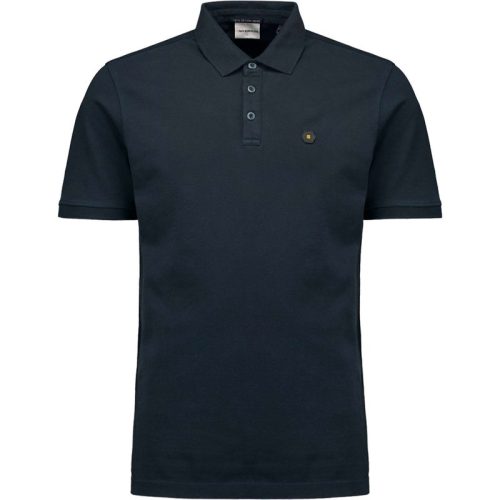 No Excess Polo korte mouw pique garment dyed night