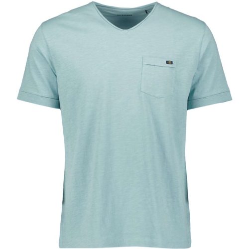 No Excess T-shirt korte mouw v-hals mint