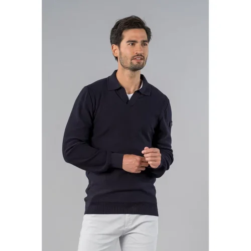 PRESLY & SUN Heren polo charles navy