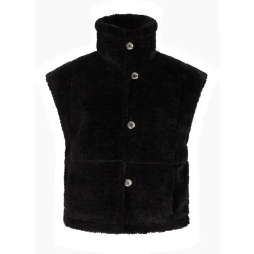 Another Label Lasse vest black –