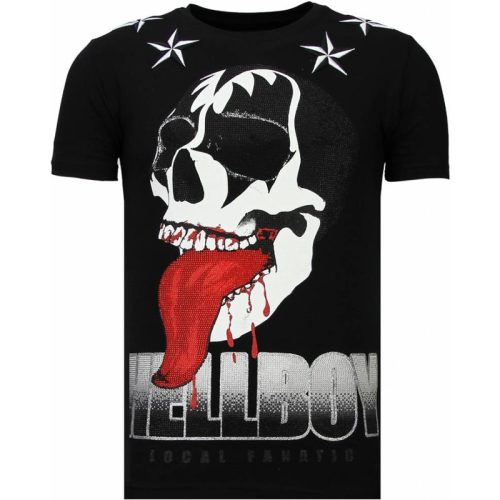 Local Fanatic Hellboy rhinestone t-shirt