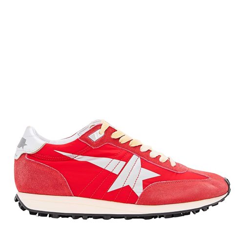 Golden Goose Low-Top Sneakers – Lace-Up Sneakers With Rubber Sole in rood