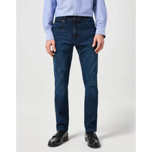 Wrangler Larston heren slim-fit jeans midnight rodeo