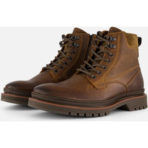 Outfielder Outfielder Veterschoenen cognac Leer