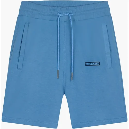 Black Donkey Relaxt summer short i lightblue