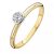 Blush Ringen – Ring 1124BZI – Gold (14k) with Zirconia in gold