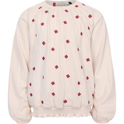 Looxs Revolution Zomer top meisjes jersey embroidery milkshake