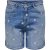 Only Onljosephine stretch shorts emb dnm az light blue