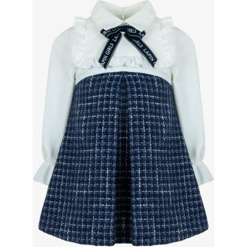 Lapin House Meisjes jurk tweed navy