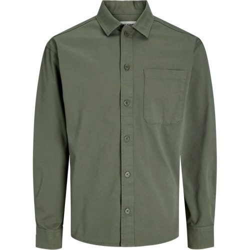 Jack & Jones Jcocollective zac overshirt ls sn olijf