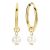 Isabel Bernard Oorbellen – Belleville Luna 14 Karat Hoop Earrings With Freshw in gold