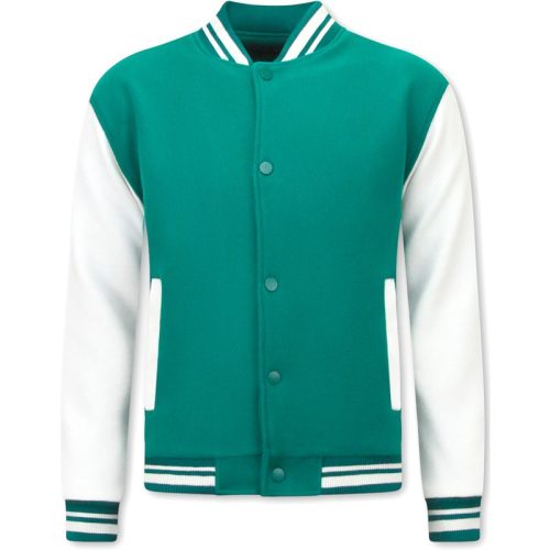 Enos Collegejassen classic groen