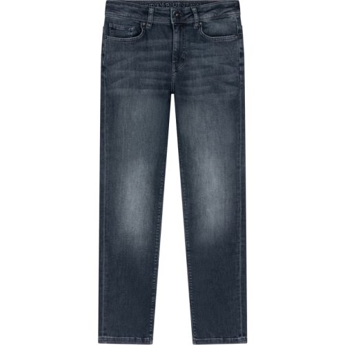 Indian Blue Jongens jeans robin wide straight fit dark denim